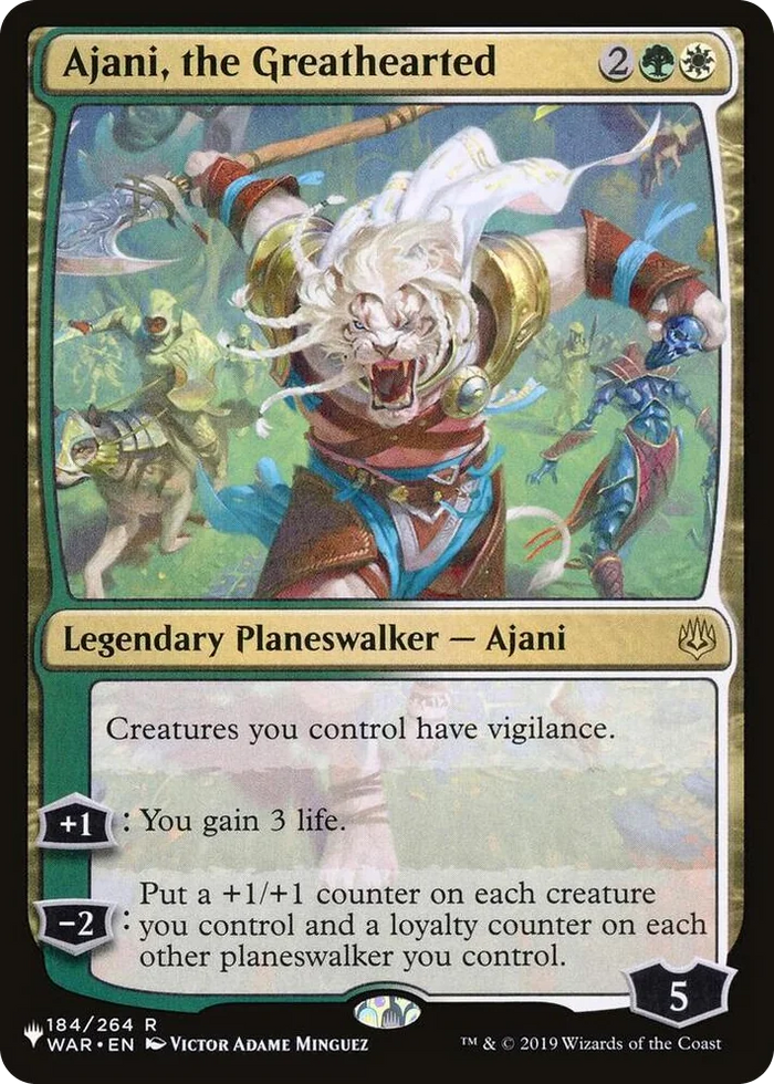 0184 Ajani, the Greathearted R The List Reprints