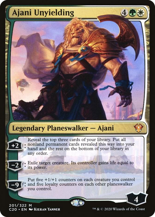 0201 Ajani Unyielding M Commander 2020