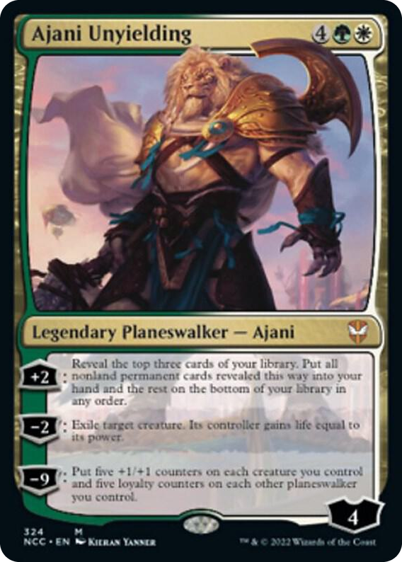 0324 Ajani Unyielding M Commander: Streets of New Capenna