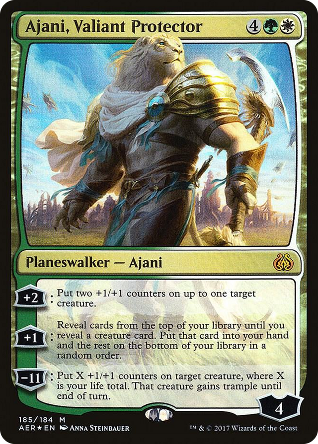 0185 Ajani, Valiant Protector M Aether Revolt