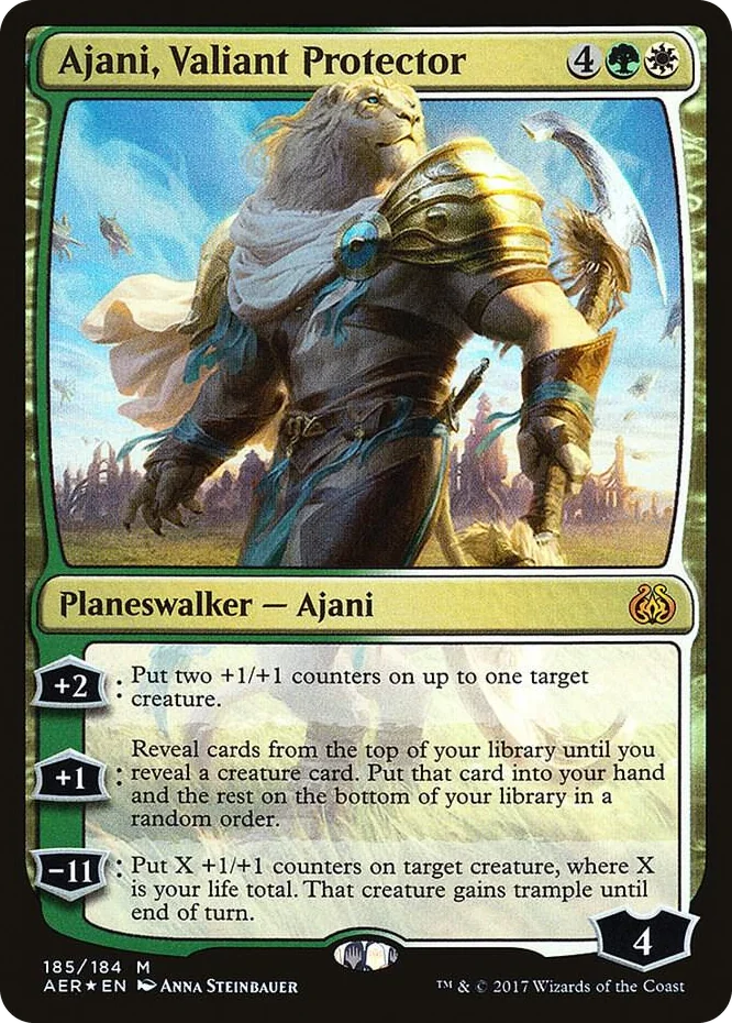 0185 Ajani, Valiant Protector M Aether Revolt