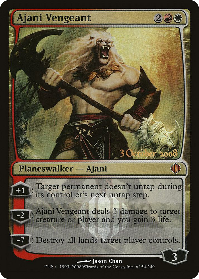 Ajani Vengeant #154 P - Launch Party & Release Event Promos Pokemon card