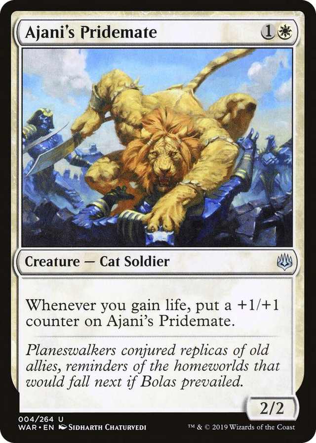 0004 Ajani's Pridemate U War of the Spark