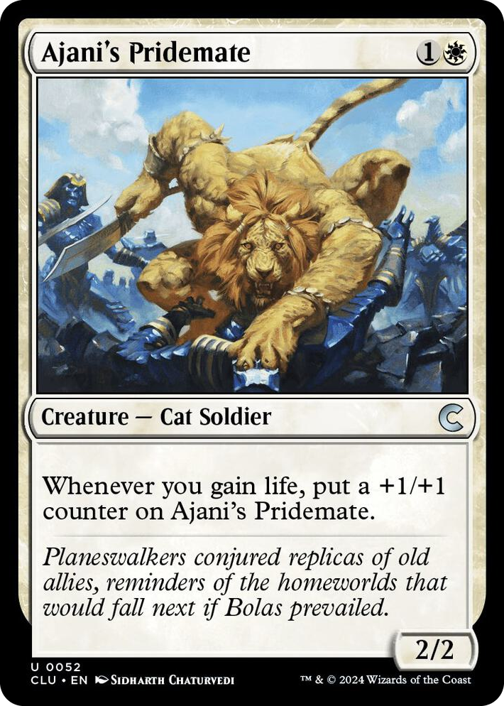 0052 Ajani's Pridemate U Ravnica: Clue Edition