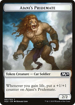 0001 Ajani's Pridemate Token T Core Set 2020