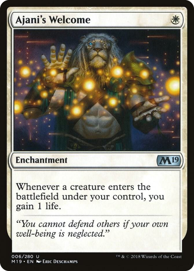 0006 Ajani's Welcome U Core Set 2019