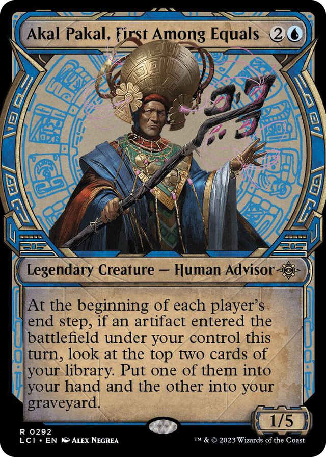 0292 Akal Pakal, First Among Equals (Showcase) R The Lost Caverns of Ixalan