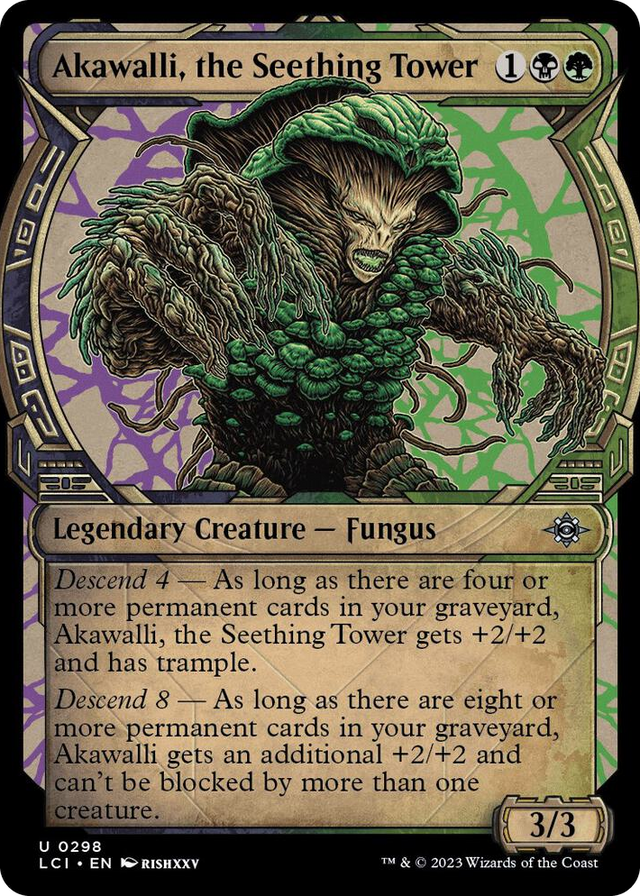 0298 Akawalli, the Seething Tower (Showcase) U The Lost Caverns of Ixalan