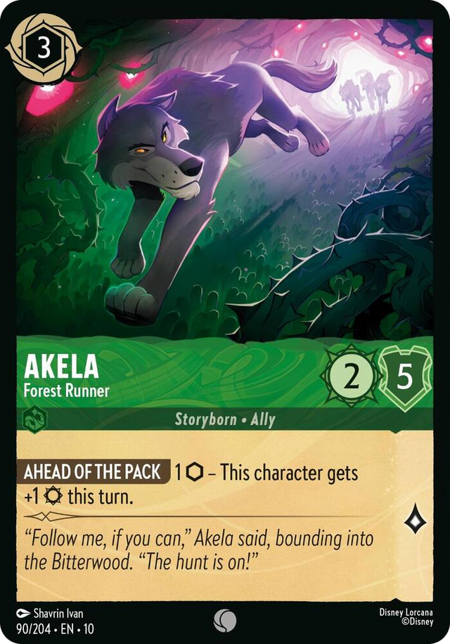 0090 Akela - Forest Runner Common Whispers in the Well