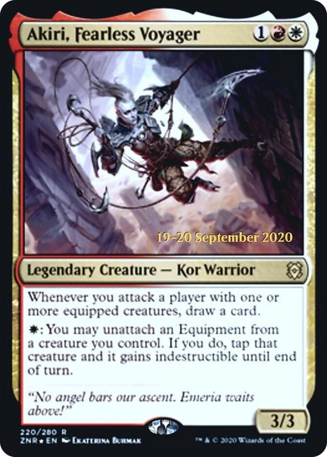 0220 Akiri, Fearless Voyager R Prerelease Cards