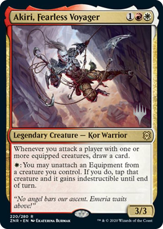 0220 Akiri, Fearless Voyager R Promo Pack: Zendikar Rising