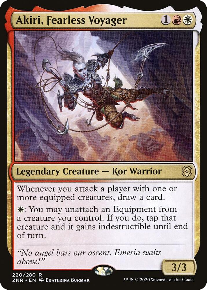 0220 Akiri, Fearless Voyager R Zendikar Rising