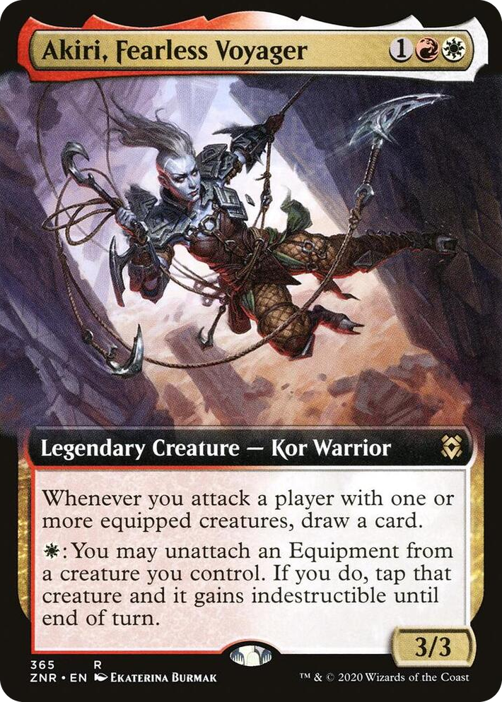 0365 Akiri, Fearless Voyager (Extended Art) R Zendikar Rising