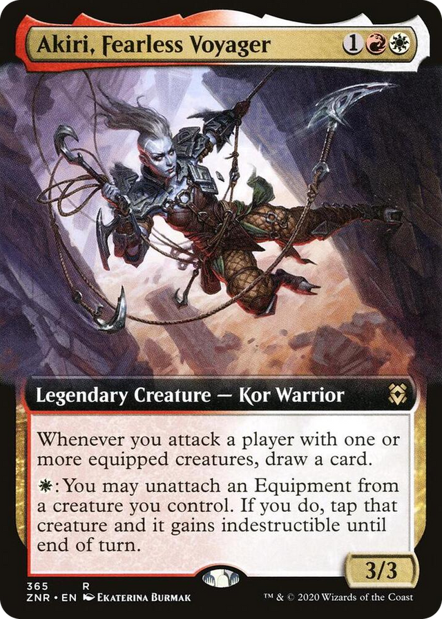 0365 Akiri, Fearless Voyager (Extended Art) R Zendikar Rising