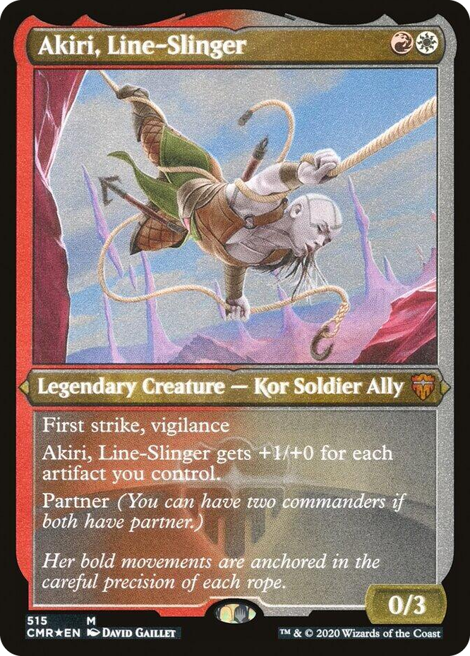 0515 Akiri, Line-Slinger (Foil Etched) M Commander Legends