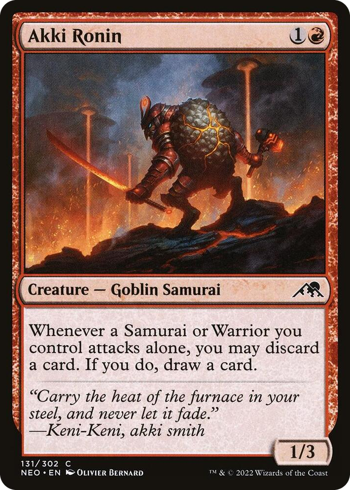 0131 Akki Ronin C Kamigawa: Neon Dynasty