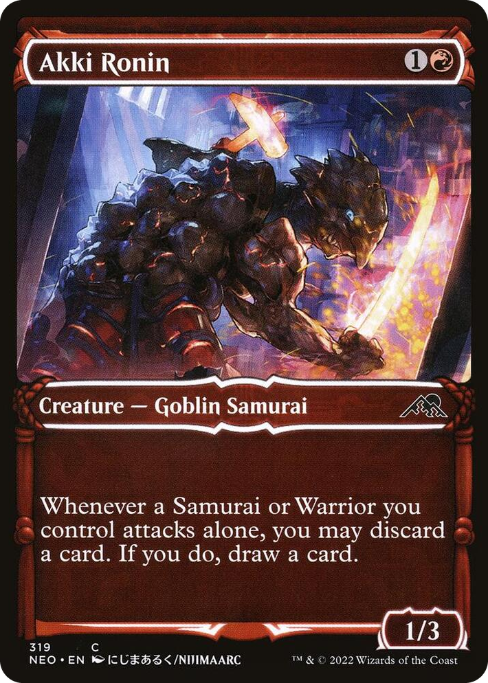 0319 Akki Ronin (Showcase) C Kamigawa: Neon Dynasty