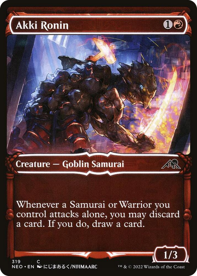 0319 Akki Ronin (Showcase) C Kamigawa: Neon Dynasty