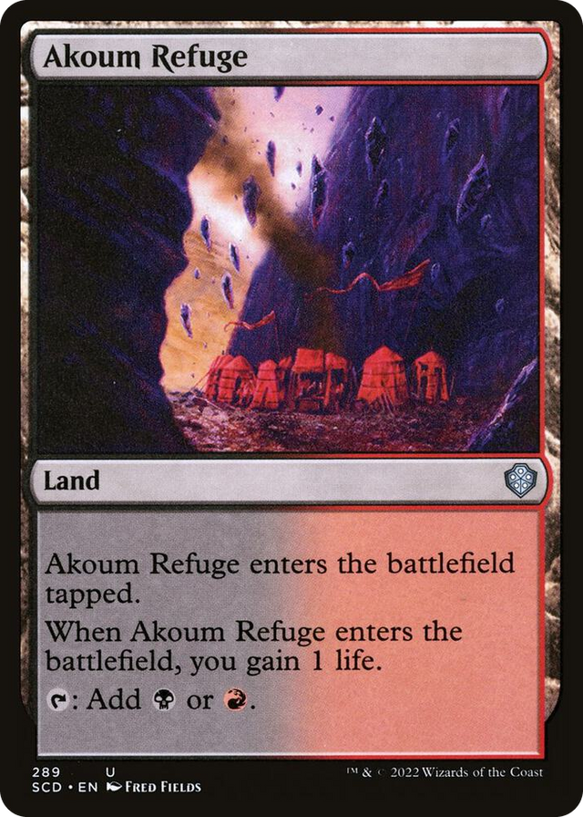0289 Akoum Refuge U Starter Commander Decks
