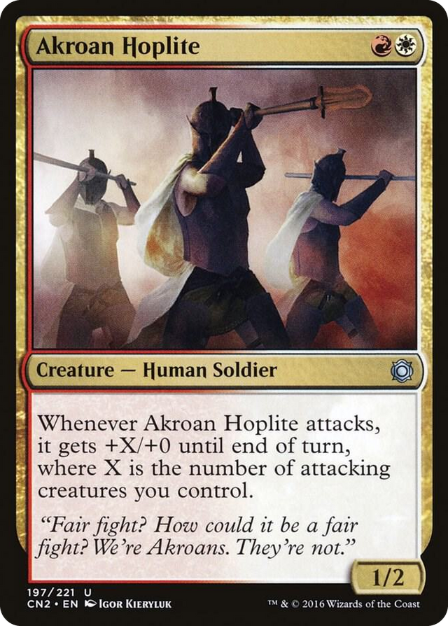 0197 Akroan Hoplite U Conspiracy: Take the Crown