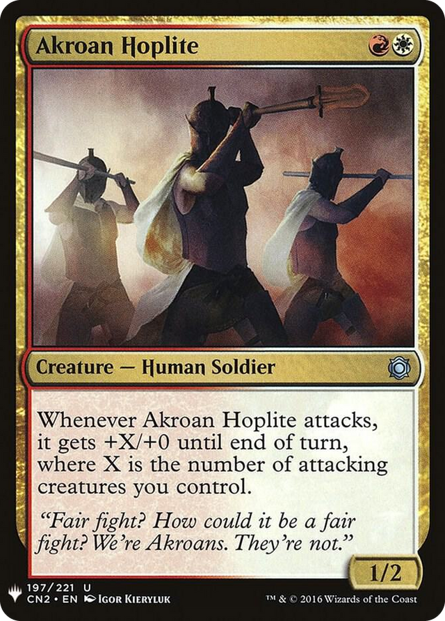 0197 Akroan Hoplite U The List Reprints