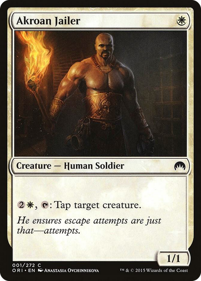 0001 Akroan Jailer C Magic Origins