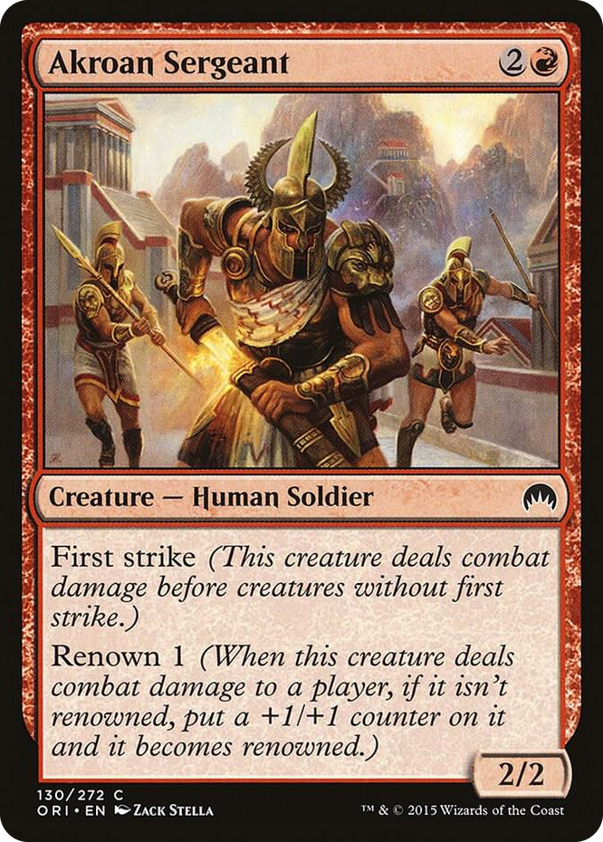 0130 Akroan Sergeant C Magic Origins