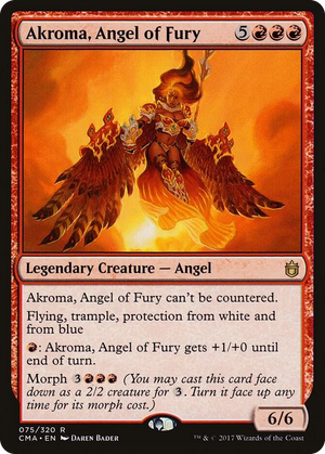 0075 Akroma, Angel of Fury R Commander Anthology