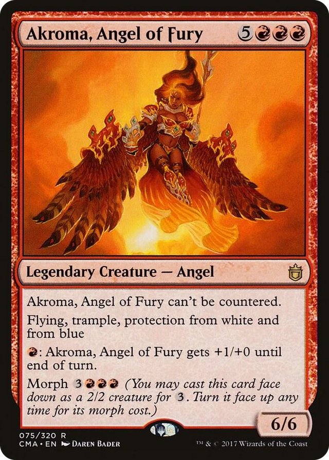 0075 Akroma, Angel of Fury R Commander Anthology