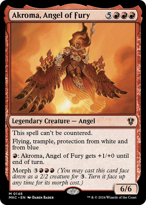 0146 Akroma, Angel of Fury M Commander: Murders at Karlov Manor