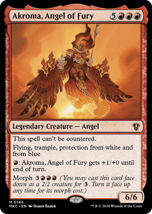 0146 Akroma, Angel of Fury M Commander: Murders at Karlov Manor