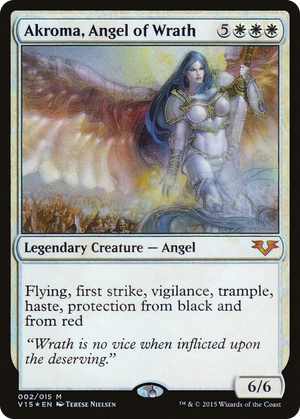 0002 Akroma, Angel of Wrath M From the Vault: Angels