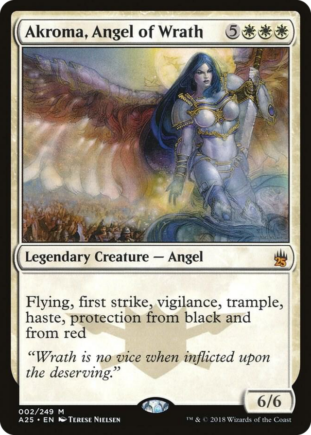 0002 Akroma, Angel of Wrath M Masters 25