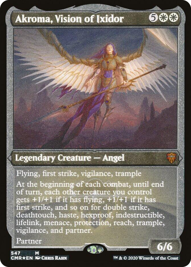0547 Akroma, Vision of Ixidor (Foil Etched) M Commander Legends