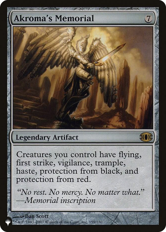 Akroma's Memorial #159 R - The List Reprints Pokemon card