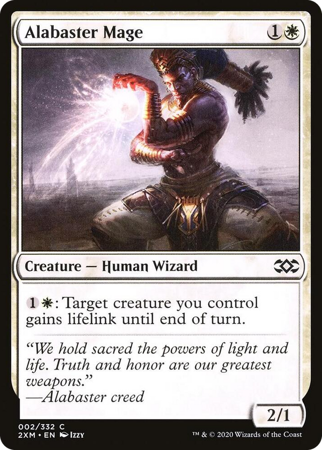 0002 Alabaster Mage C Double Masters