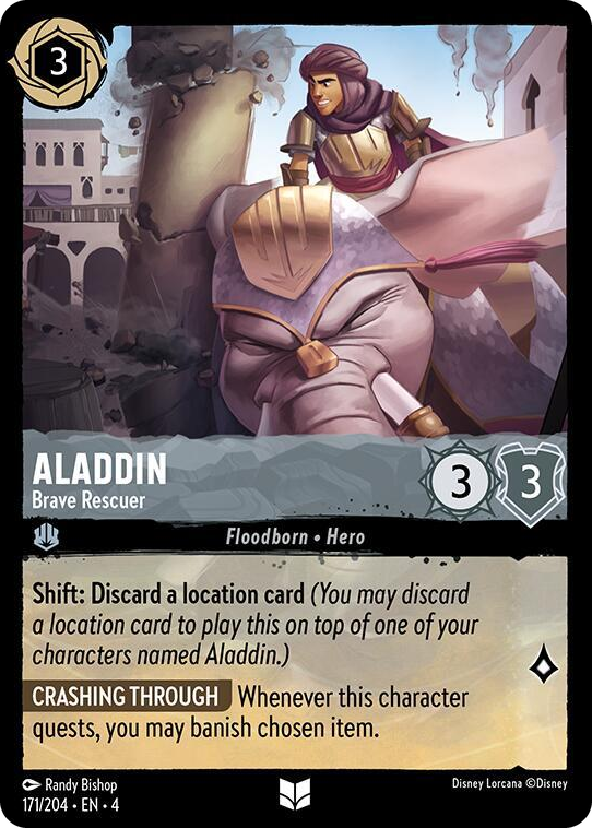 0171 Aladdin - Brave Rescuer Uncommon Ursula's Return