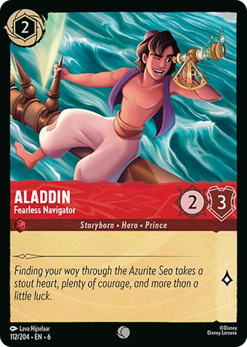 0112 Aladdin - Fearless Navigator Common Azurite Sea