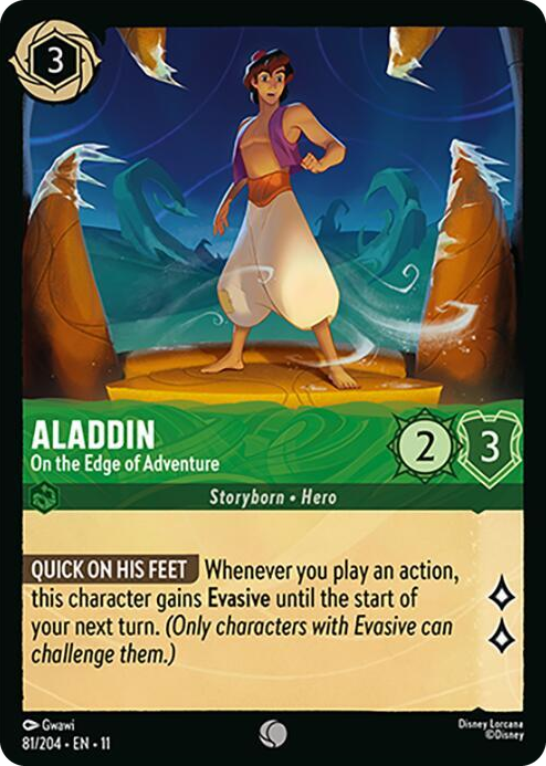 0081 Aladdin - On the Edge of Adventure Common Winterspell