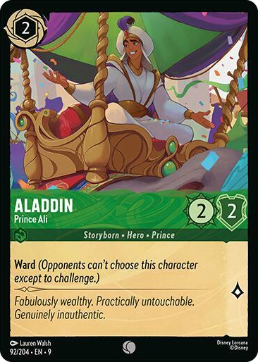 0092 Aladdin - Prince Ali Common Fabled