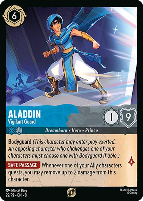 0029 Aladdin - Vigilant Guard Promo Disney Lorcana Promo Cards