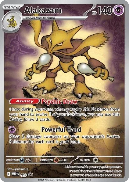 0009 Alakazam - 009 Promo Mega Evolution Promo