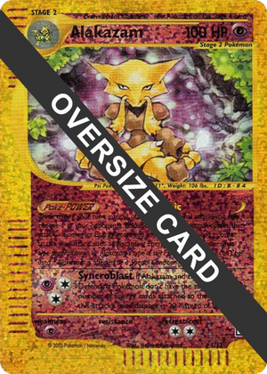 0001 Alakazam - 1/12 (Box Topper) Promo Jumbo Cards