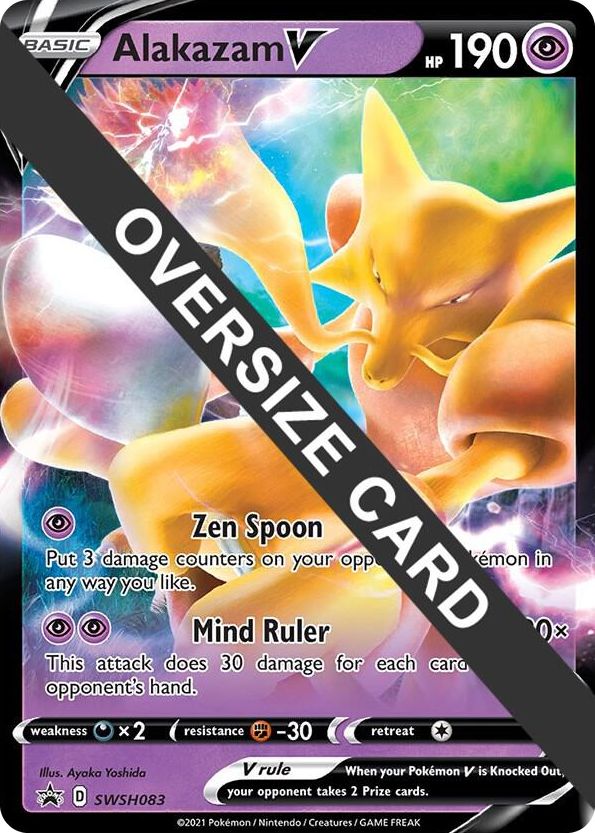 0083 Alakazam V - SWSH083 Promo Jumbo Cards