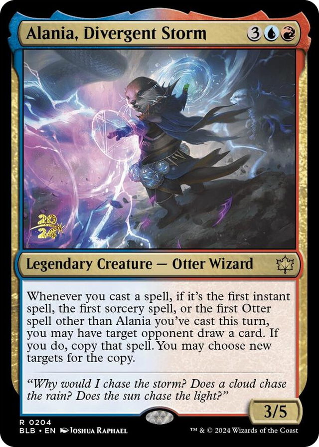 0204 Alania, Divergent Storm R Prerelease Cards