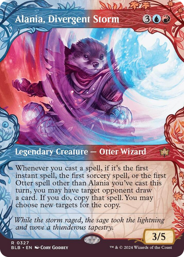 Alania, Divergent Storm (Showcase) #327 R - Bloomburrow Pokemon card