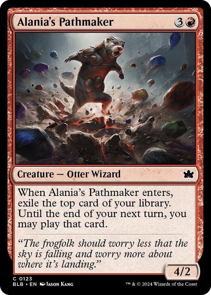 0123 Alania's Pathmaker C Bloomburrow