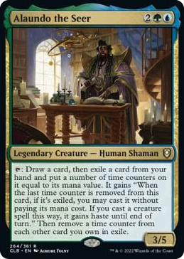 0264 Alaundo the Seer R Commander Legends: Battle for Baldur's Gate