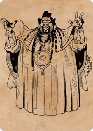 0061 Alaundo the Seer Art Card S Art Series: Commander Legends: Battle for Baldur's Gate