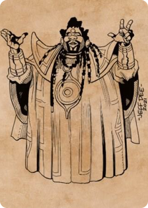 0061 Alaundo the Seer Art Card S Art Series: Commander Legends: Battle for Baldur's Gate